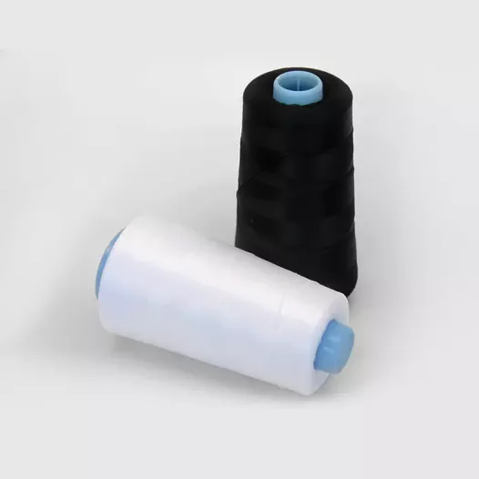 Hudvänlig texturerad polyestertråd